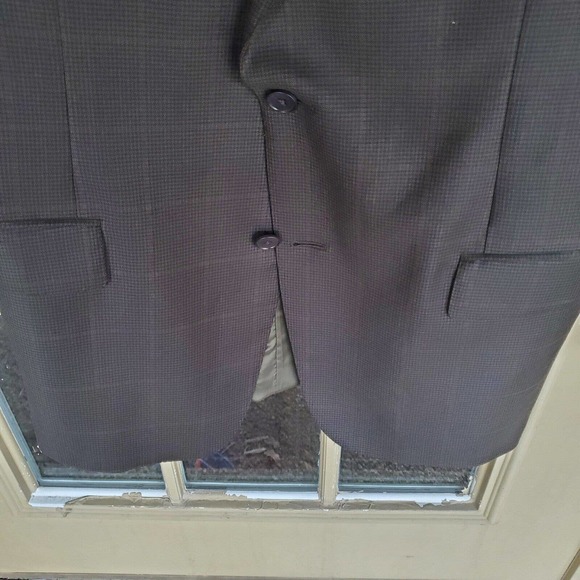 TINDARI ERMENEGILDO ZEGNA MENS BROWN 100 WOOL SPORT COAT JACKET SIZE 54 EU 44 US - Picture 4 of 8